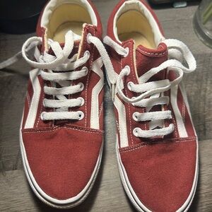 Stylish Red and White Women's Sneakers